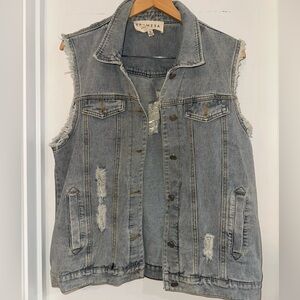 Promesa Blue Denim Vest